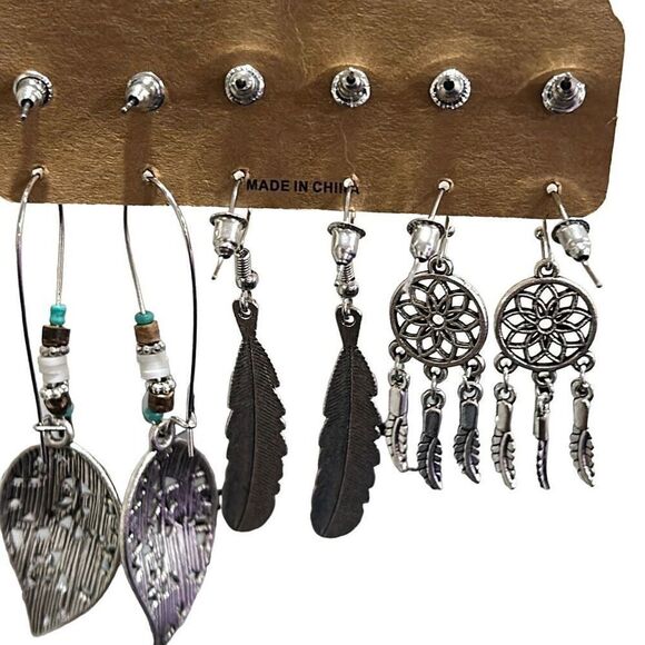 Brand New!! Boho style earring bundle of 6 - Picture 4 of 4